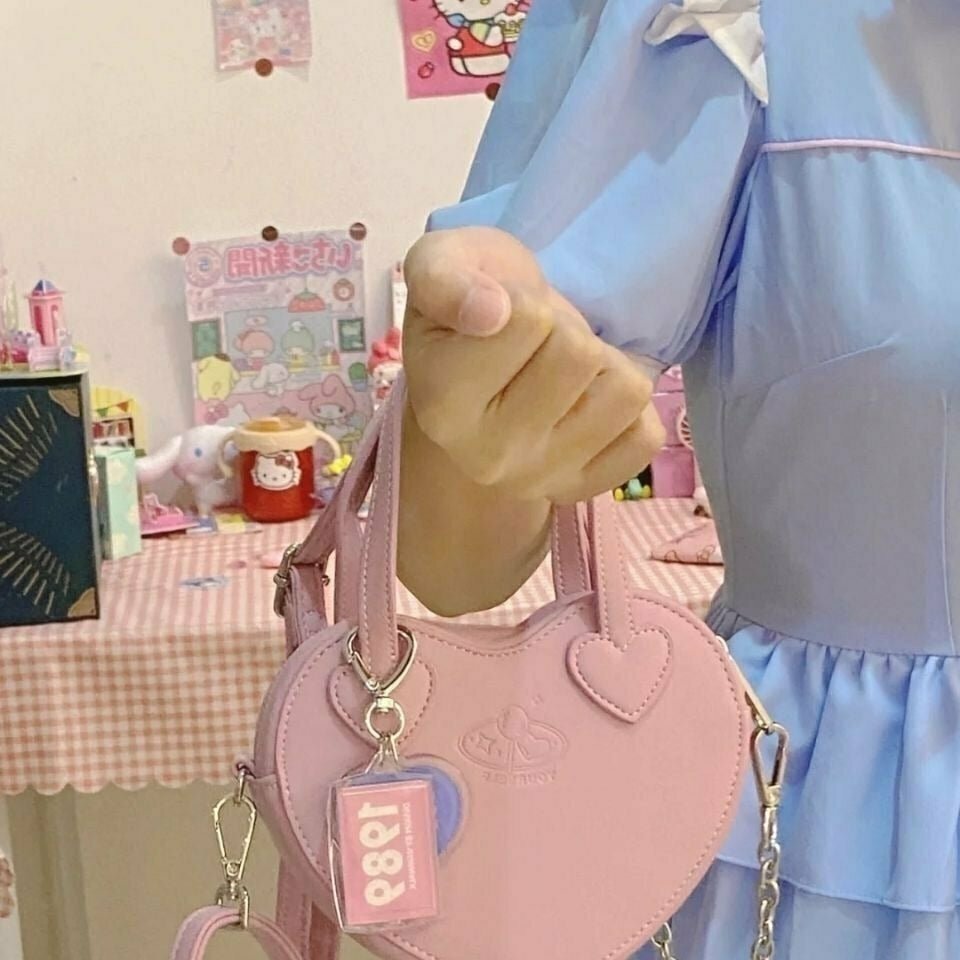 Kawaii Small Cell Phone Handbag - Y2K & 90s Fashion, Grunge, Retro, Pastel Goth