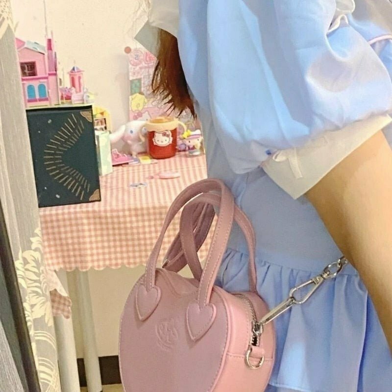 Kawaii Small Cell Phone Handbag - Y2K & 90s Fashion, Grunge, Retro, Pastel Goth