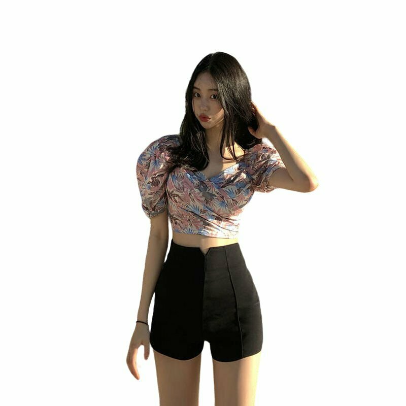 Korean Style Y2K Summer Shorts - 90s Grunge, Retro, Pastel Goth, and Hip Hop Fashion