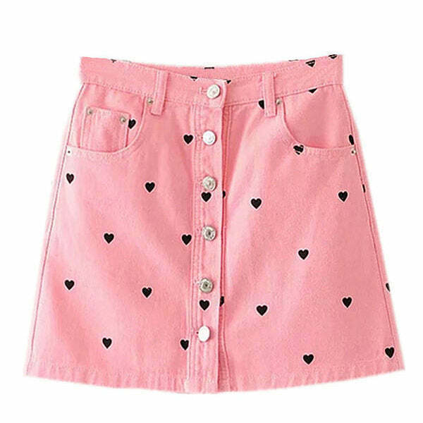 Love Bites Skirt - Y2K & 90s Fashion, Grunge, Retro, Summer & Party Out