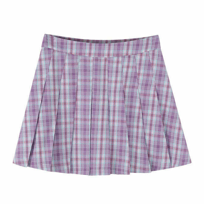 Maggie Plaid Mini Skirt - Y2K Summer Grunge Outfit, 90s Fashion, Retro Style,