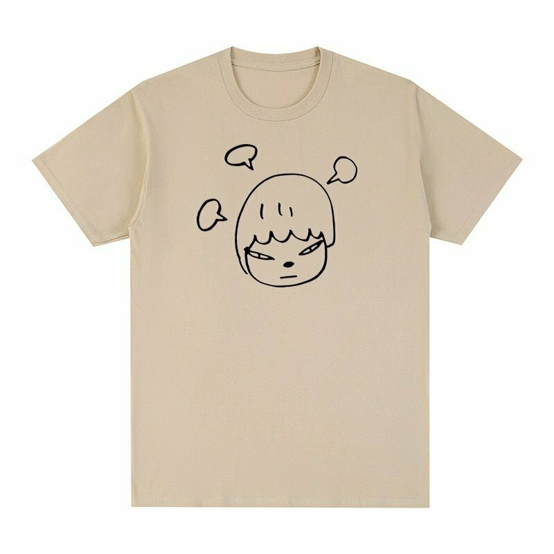 Nara Dream Cotton T-Shirt - Y2K & 90s Fashion, Grunge, Retro, Summer & Party Out