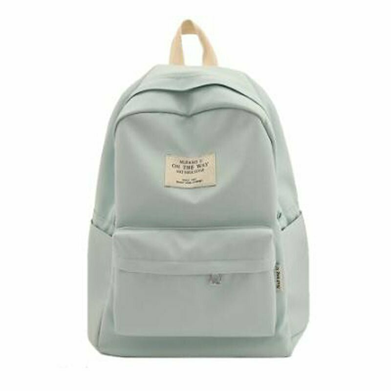 Pastel Simple Design Oxford Backpack - Y2K & 90s Fashion, Grunge, Retro, Summer & Party Out