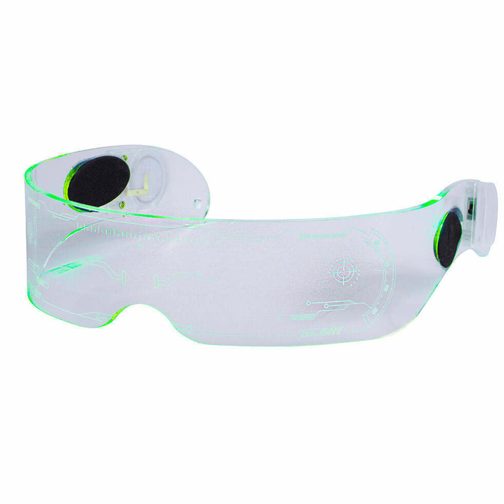 Robo Babe LED Sunglasses - Y2K & 90s Fashion, Grunge, Retro, Party & Club