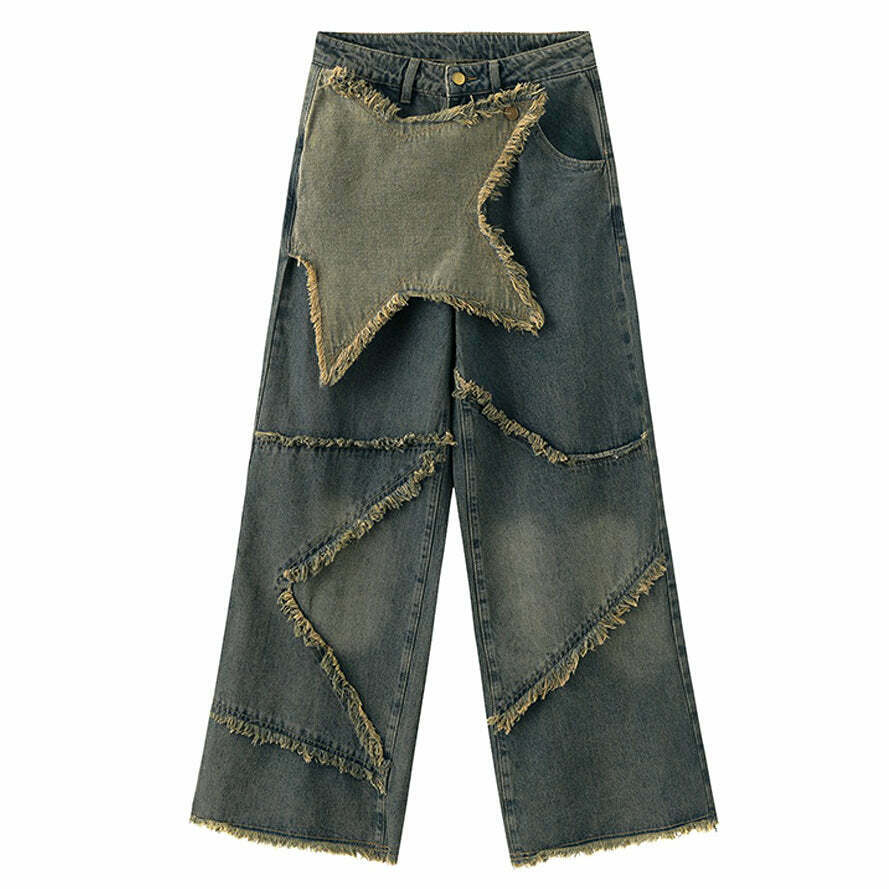 Rock The Scene Star Jeans - Y2K & 90s Fashion, Grunge, Retro, Summer & Party Out