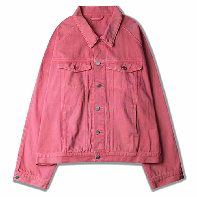 Strawberry Milkshake Jacket - Y2K Summer Grunge 90s Fashion Retro Pastel Goth Y2K Out