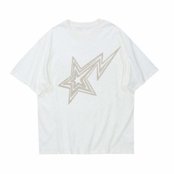 Superstar Behavior Graphic T-Shirt - Y2K & 90s Fashion, Grunge, Retro, Pastel Goth,