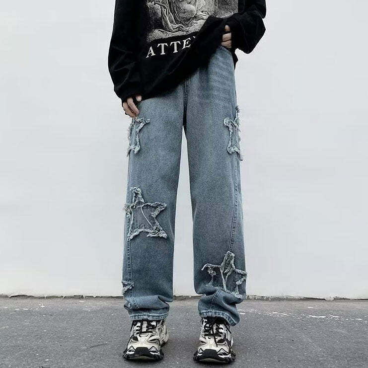 Superstar Behavior Jeans - Y2K & 90s Fashion, Grunge, Retro, Hip Hop, Summer &