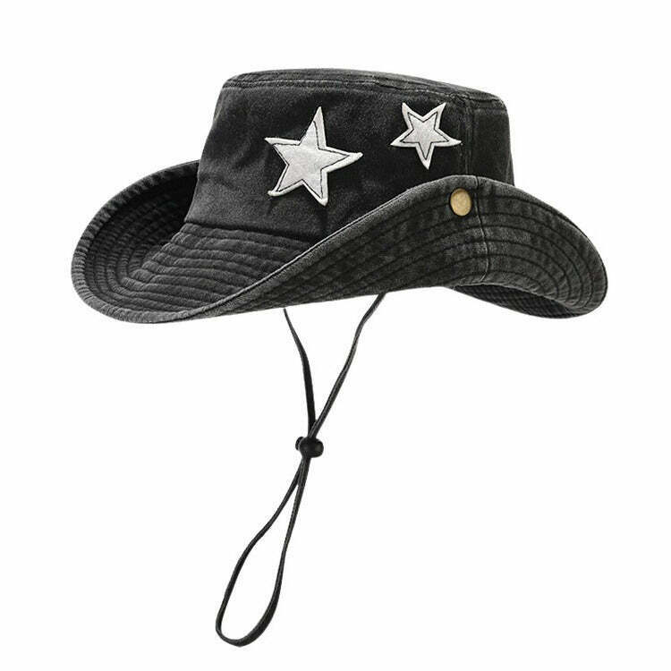 Superstar Behavior Y2K Fisherman Hat - Retro 90s Grunge, Y2K Summer & Party Outfits