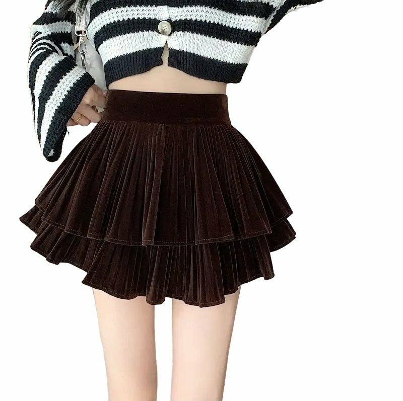 Sweet High Waist Pleated Skirt - Y2K Summer Grunge, 90s Fashion, Retro Party Outfit