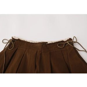 Urban Edge Y2K Drawstring Skirt - Retro 90s Grunge, Summer Party & Club Outfit