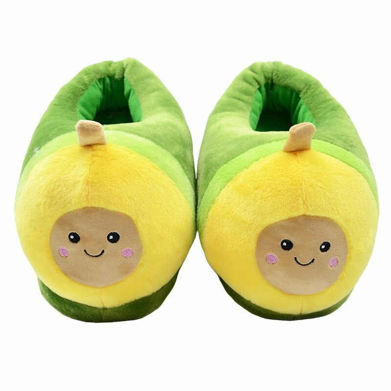 "Y2K & 90s Fashion Avocado Slippers - Retro Grunge, Summer, Party & Club Outfits