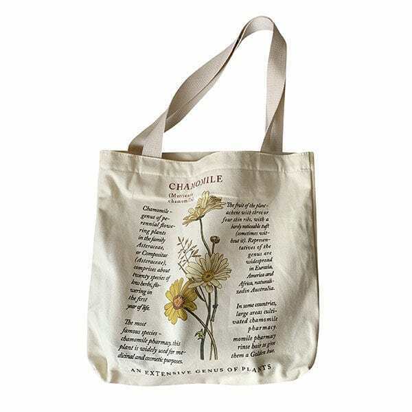 Y2K & 90s Fashion Botanic Shoulder Bag - Perfect for Summer, Grunge, and Retro Outfits