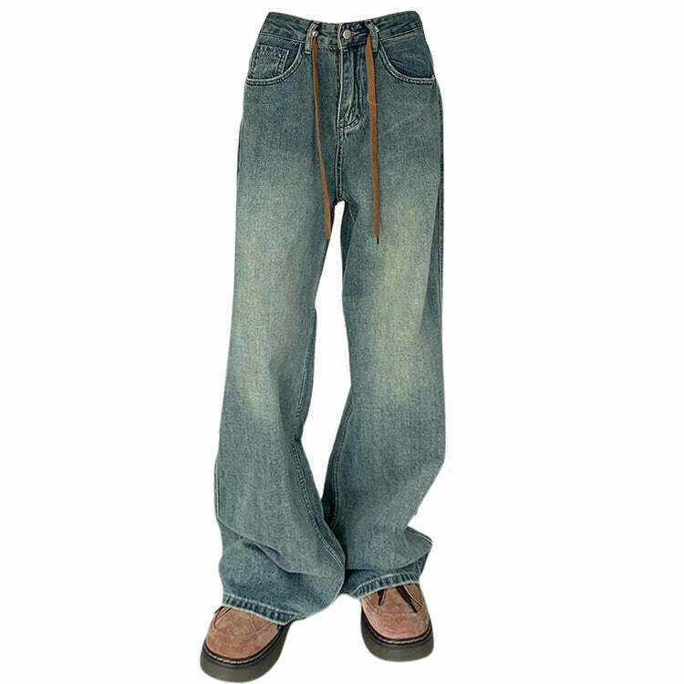 Y2K & 90s Fashion: Casual Friday Comfy Jeans - Perfect for Grunge, Retro, and Summer Out