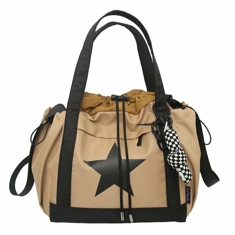 Y2K & 90s Fashion Casual Large Capacity Tote Bag - Perfect for Grunge, Retro, and Summer Outfits