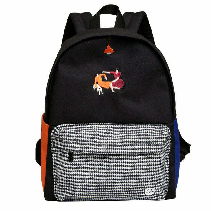 Y2K & 90s Fashion Cat Ladies Backpack - Perfect for Grunge, Retro, and Summer Outfits