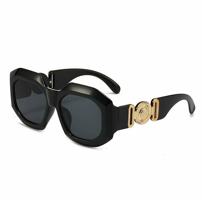 Y2K & 90s Fashion Celebrity Luxury Square Sunglasses - Retro, Grunge, Hip Hop Style