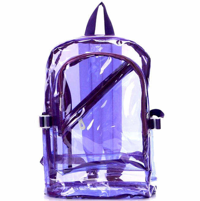 Y2K & 90s Fashion Clear Backpack - Perfect for Grunge, Retro, and Summer Outfits