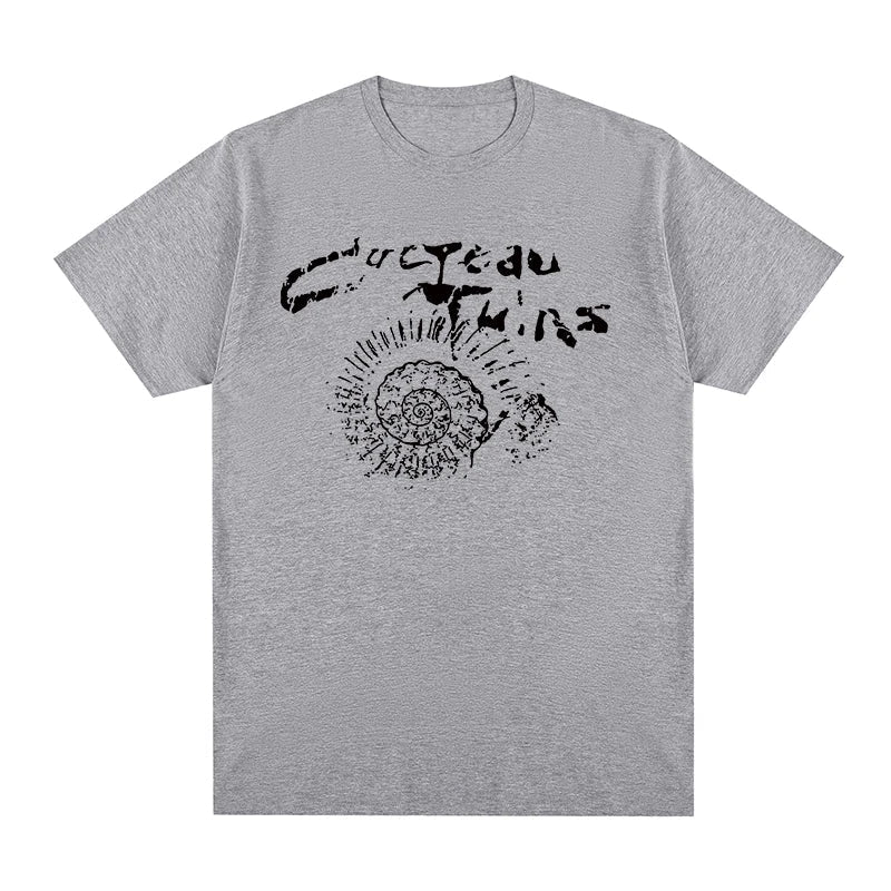 Y2K & 90s Fashion Cocteau Twins Cotton Graphic T-Shirt - Retro Grunge Summer Outfit