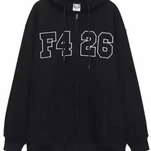 Y2K & 90s Fashion College Fleece Sweatshirt - Retro Grunge, Hip Hop, and Pastel Goth