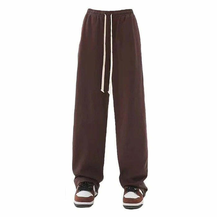 Y2K & 90s Fashion Cozy Side Stripes Sweatpants - Retro Grunge, Summer & Party Outfits