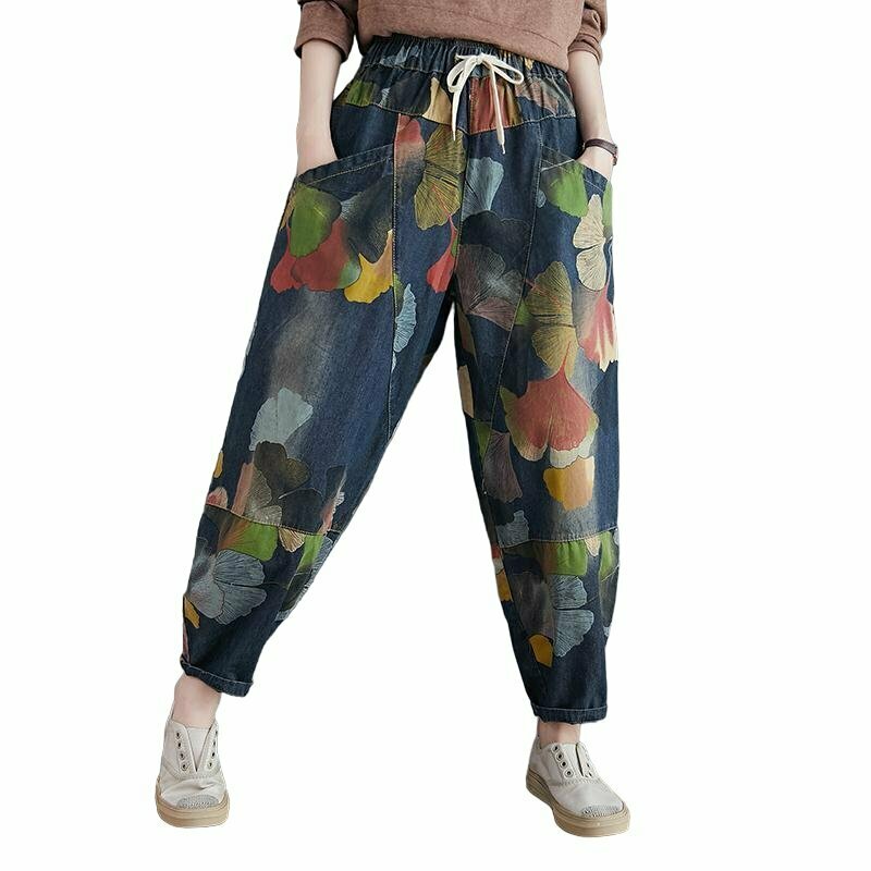 Y2K & 90s Fashion Denim Harem Pants - Retro Grunge, Hip Hop, Summer & Party Outfits