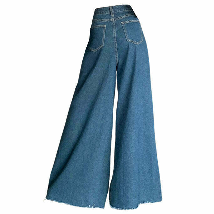 Y2K & 90s Fashion Flare Jeans - Retro Grunge, Summer Outfits, Hip Hop Style