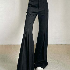 Y2K & 90s Fashion Flare Pants Low Rise - Grunge, Retro, Summer, Party & Club Out