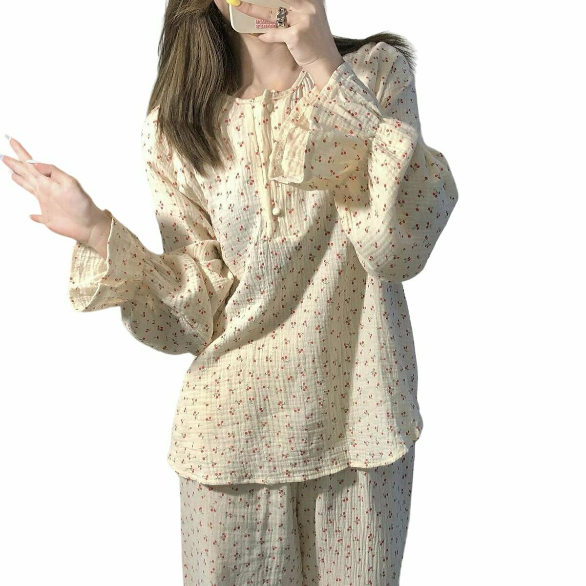 Y2K & 90s Fashion Flare Sleeve Pajama - Retro Grunge, Summer, Party & Club Outfits