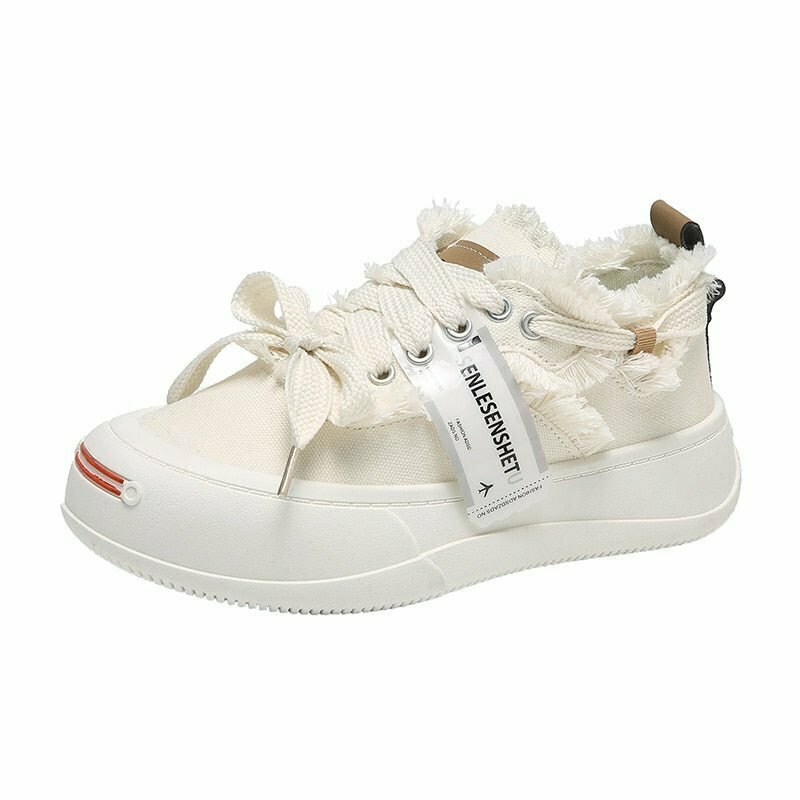 Y2K & 90s Fashion Grunge Canvas Shoes - Retro Summer Outfits, Hip Hop, Pastel Goth Styles