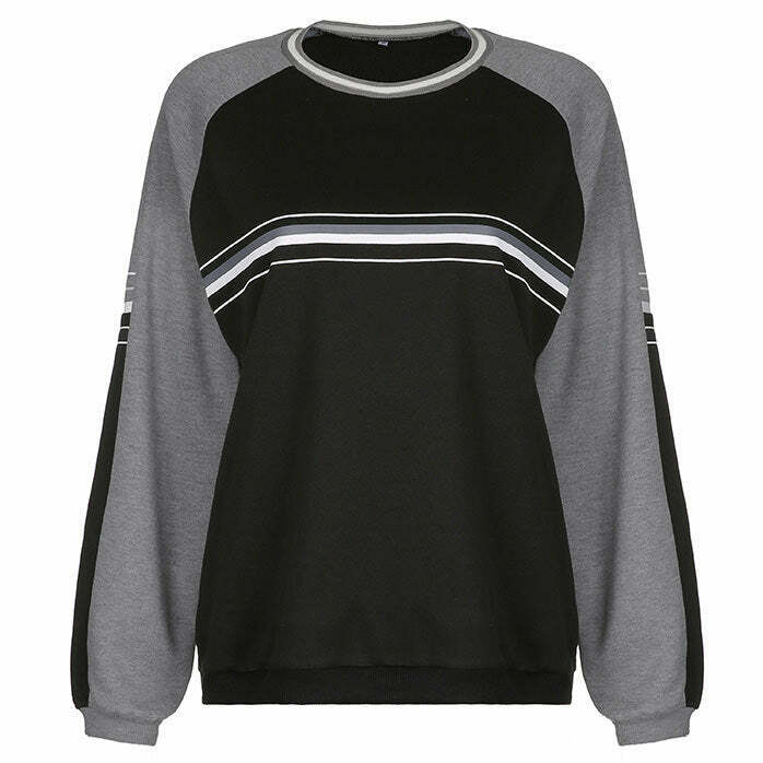 Y2K & 90s Fashion Grunge Sweatshirt - Retro Campus Style for Summer & Party Outfits