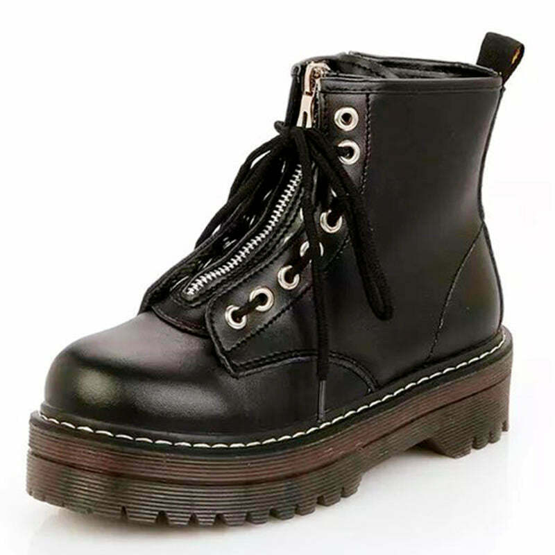 Y2K & 90s Fashion Hanover Ankle Boots - Grunge, Retro, Goth, Summer & Party Out