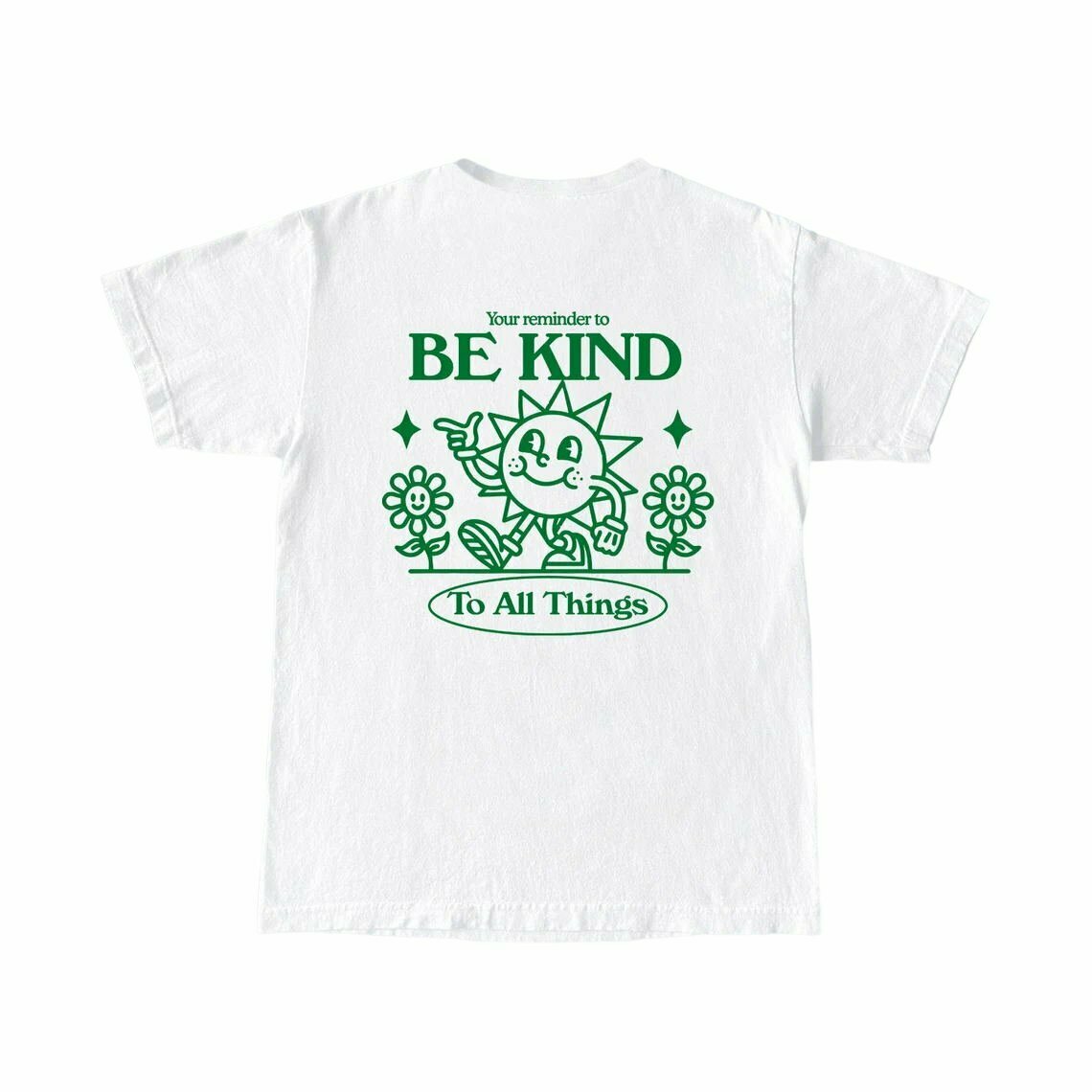 Y2K & 90s Fashion Kindness Slogan T-shirt - Retro Grunge, Summer, Party & Club Out