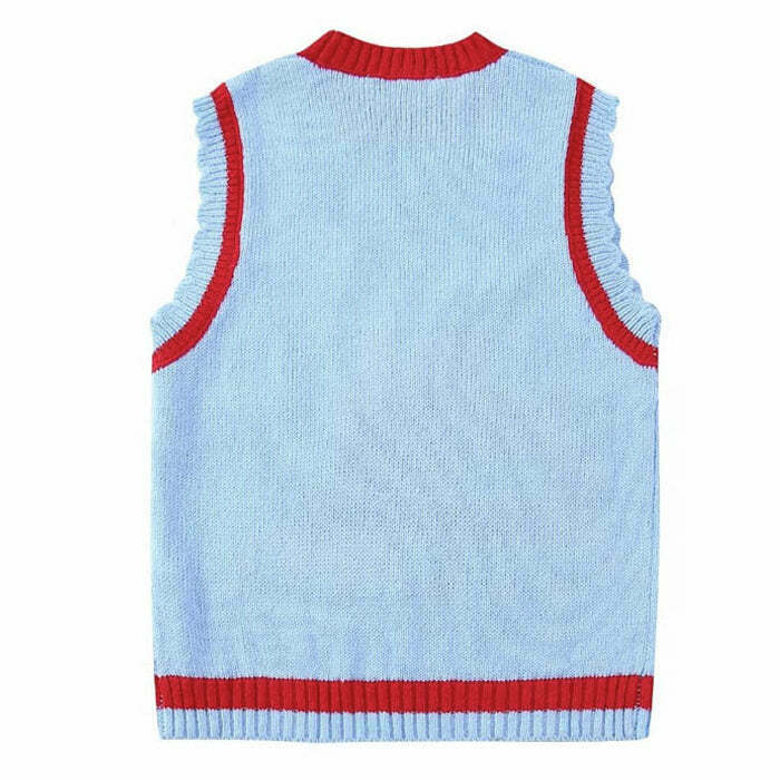 Y2K & 90s Fashion Knit Vest - Retro Grunge, Summer Outfits, Baby Tees, and