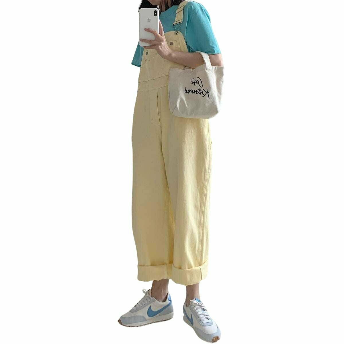 Y2K & 90s Fashion Korean Aesthetic Softie Jumpsuit - Retro Grunge Summer Outfit