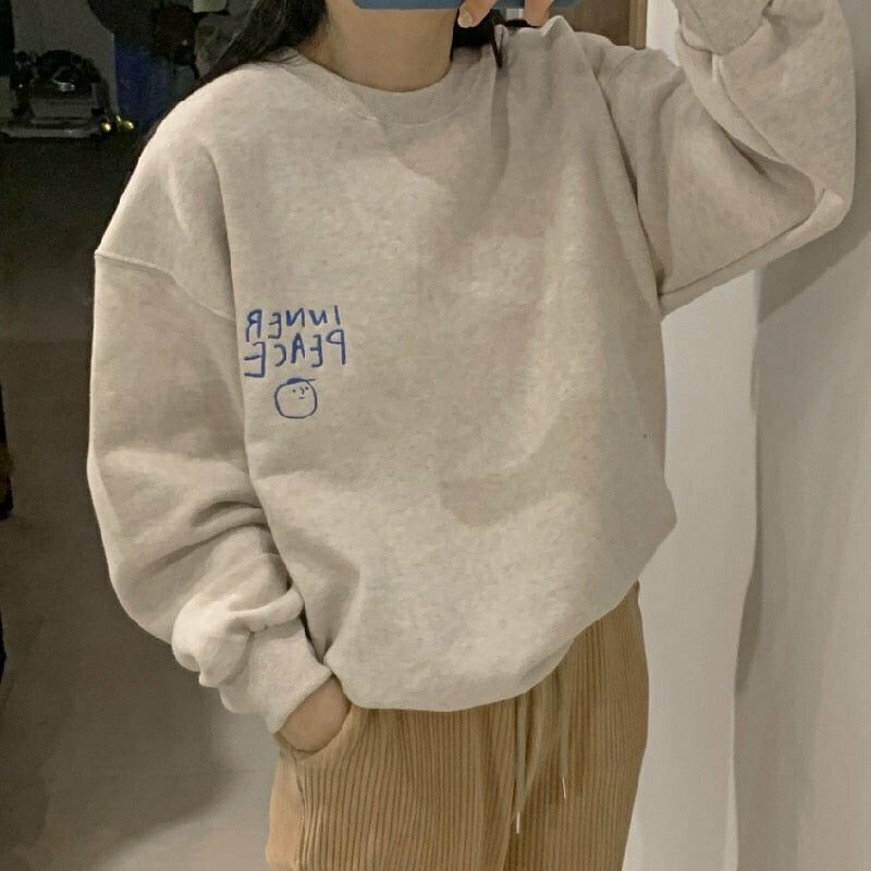 Y2K & 90s Fashion Korean Casual Hoodie - Retro Grunge, Summer Outfits, Popstar Vibes