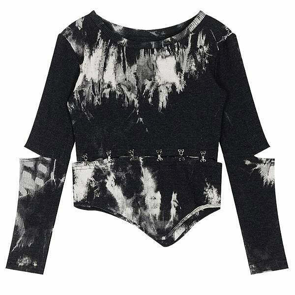 Y2K & 90s Fashion Long Sleeve Top - Perfect for Grunge, Retro, and Summer Outfits