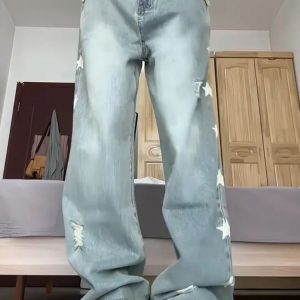 Y2K & 90s Fashion Office Lady Flare Jeans - Retro, Grunge, Summer, Party & Club Out