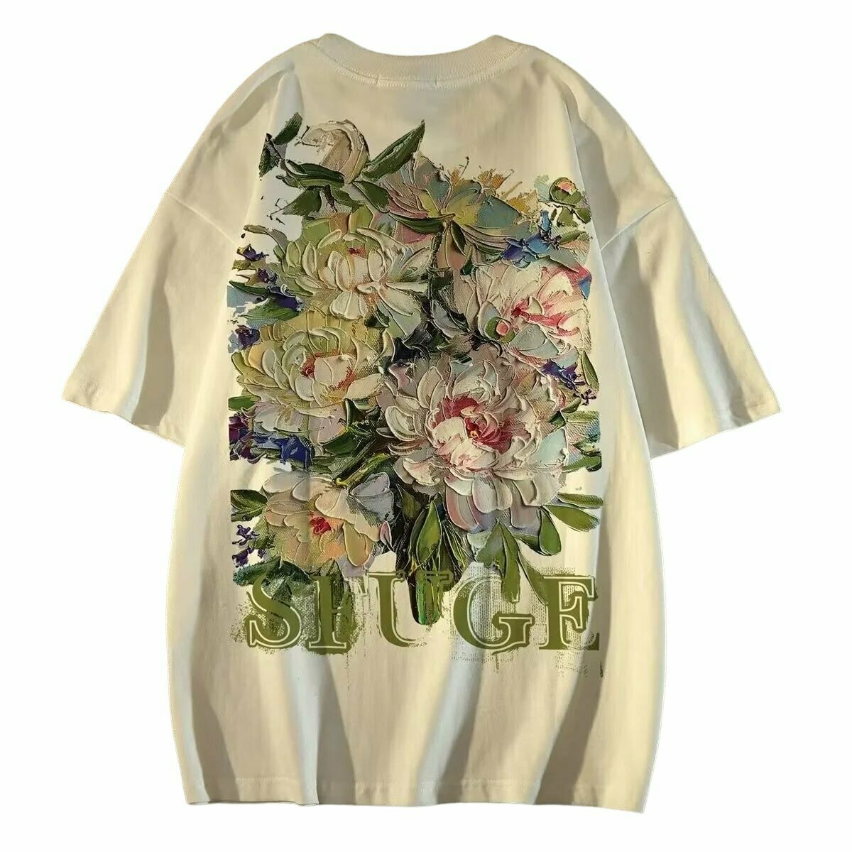 Y2K & 90s Fashion Oil Painting Print Retro T-Shirt - Grunge, Goth, Summer, Party Outfits