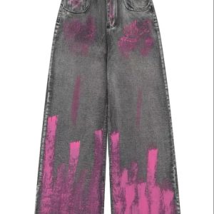 Y2K & 90s Fashion Oversize Baggy Jeans - Retro Grunge, Hip Hop, Summer & Party Out