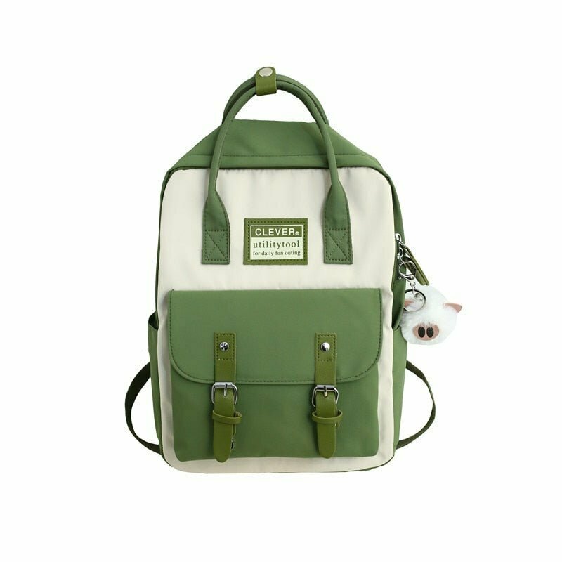 "Y2K & 90s Fashion Pastel Preppy Backpack - Perfect for Summer, Grunge, and Retro Out