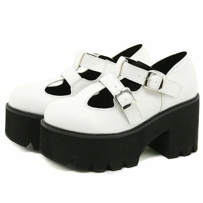 Y2K & 90s Fashion Platform Sandals - Retro, Grunge, Goth, Summer & Party Outfits