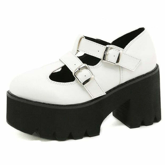 Y2K & 90s Fashion Platform Sandals - Retro, Grunge, Goth, Summer & Party Outfits