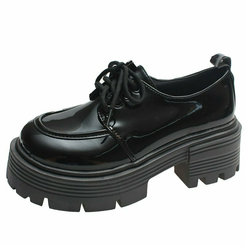 Y2K & 90s Fashion Preppy Platform Shoes - Retro Grunge, Summer, Party, and Club Outfits