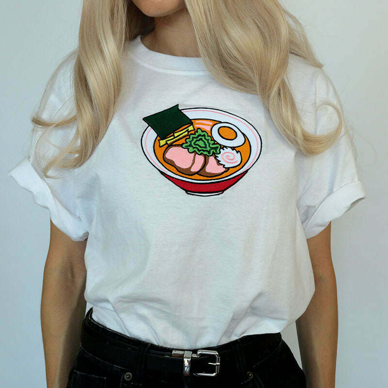 Y2K & 90s Fashion Ramen Tee - Retro Grunge, Summer Outfits, Baby Tees,