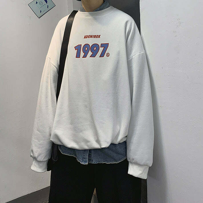 Y2K & 90s Fashion Retro 1997 Sweatshirt - Grunge, Pastel Goth, Hip Hop,