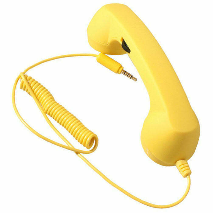 Y2K & 90s Fashion Retro Phone Handset - Perfect for Y2K Summer, Grunge, and