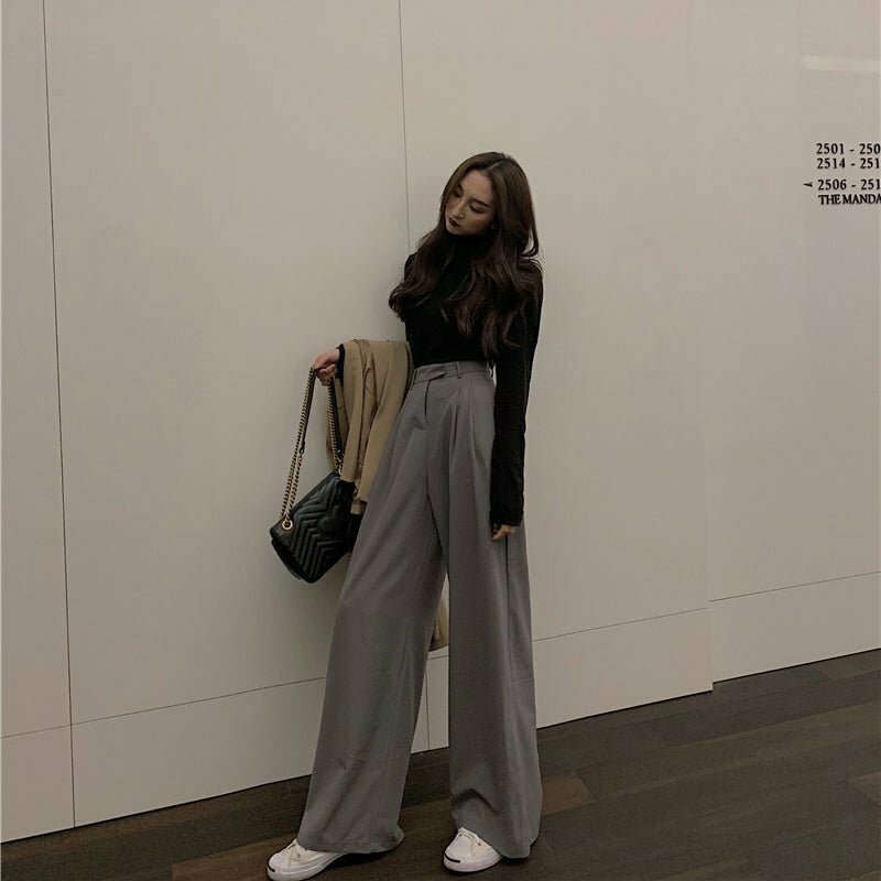 Y2K & 90s Fashion Retro Wide Casual Pants - Perfect for Grunge, Summer, and Party Outfits