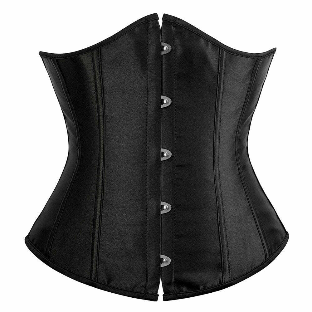 Y2K & 90s Fashion Satin Elegant Corset - Perfect for Grunge, Retro, and Party Outfits