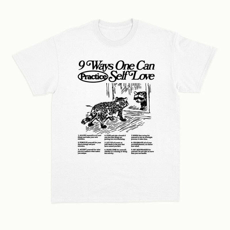 Y2K & 90s Fashion Self Love Graphic T-shirt - Retro Grunge, Summer, Party, and Club Out